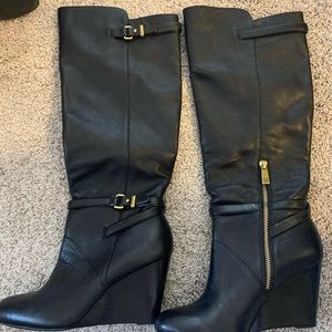 Coach Knee High Leather Boots